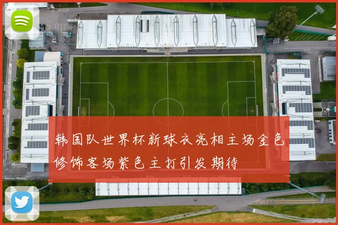 韩国队世界杯新球衣亮相主场金色修饰客场紫色主打引发期待